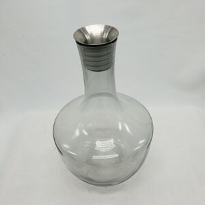 MCM Vintage Discontinued Ikea HÄMTA by Gunnel Sahlin Smoke Glass Decanter Carafe
